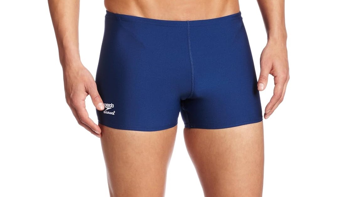 Cheap Swimsuits Speedo Men's Race Endurance+ Polyester Solid Square