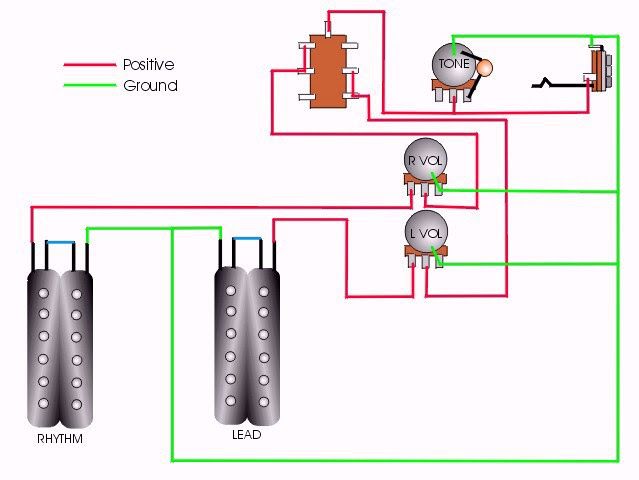 Pickup Wiring Diagram 2 P 90 Two Volume 1 Tone - onelifeeveryday