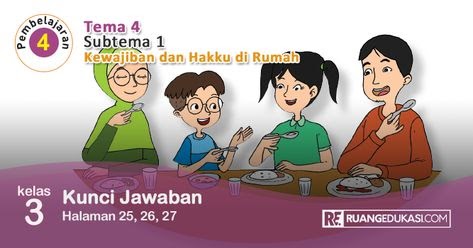 Kunci Jawaban Buku Tematik Kelas 2 Hidup Rukun Guru Ilmu Sosial
