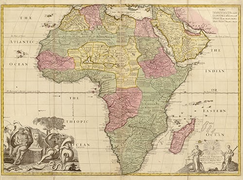 Africa Map 1700 / Sotheby's on Twitter: "#SothebysBooks A rare
