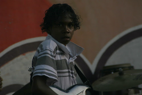 Indigenous guitar player