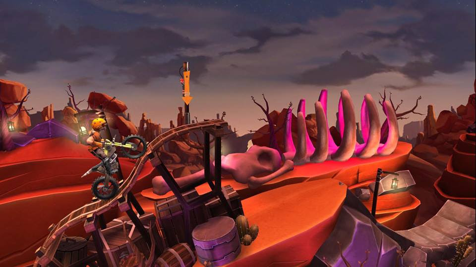 trò chơi đua xe 3d Trials Frontier game đua xe Trials Frontier
