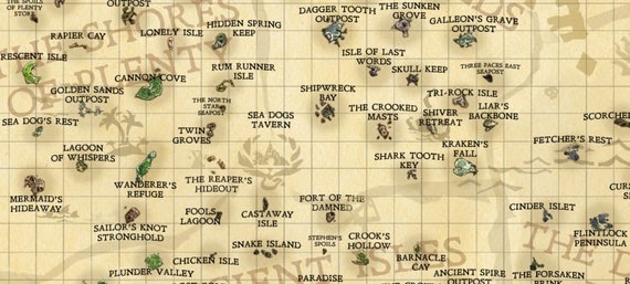 Sea Of Thieves Map 2021 / Animal Locations Sea Of Thieves Wiki Guide