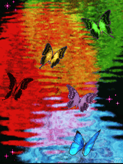 Бабочки над водой