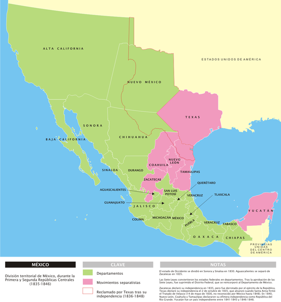 File:México División Política-República Central.png