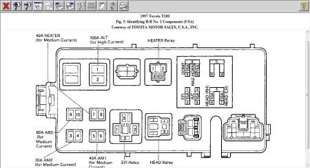 1993 Toyota Pickup Fuse Box Diagram : Diagram 1993 Toyota Pickup Engine