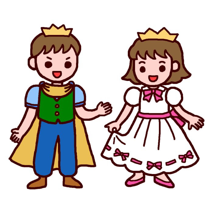あなたのためのイラスト 上王子 様 お姫様 イラスト
