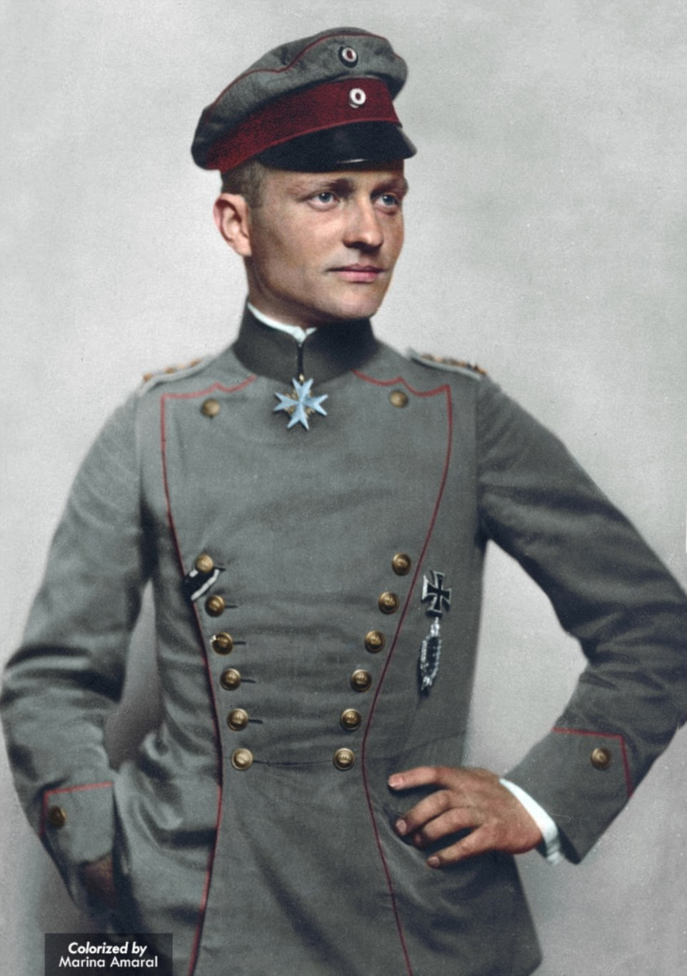 The Red Baron: Manfred von Richthofen (1892-1918) earned widespread fame as a World War I ace fighter pilot. He was credited with 80 kills before being shot down, his legend as the fearsome Red Baron enduring well after his death