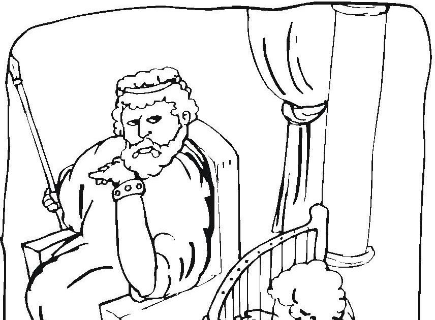 Free Coloring Pages For David Becomes King - Lautigamu