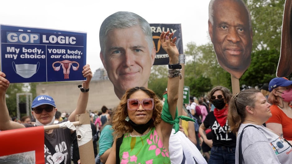 Abortion rights protesters rally across the U.S. in hundreds of 'Bans Off Our Bodies' marches