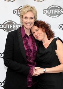 Jane Lynch and her wife Lara Embry were married in 2010.