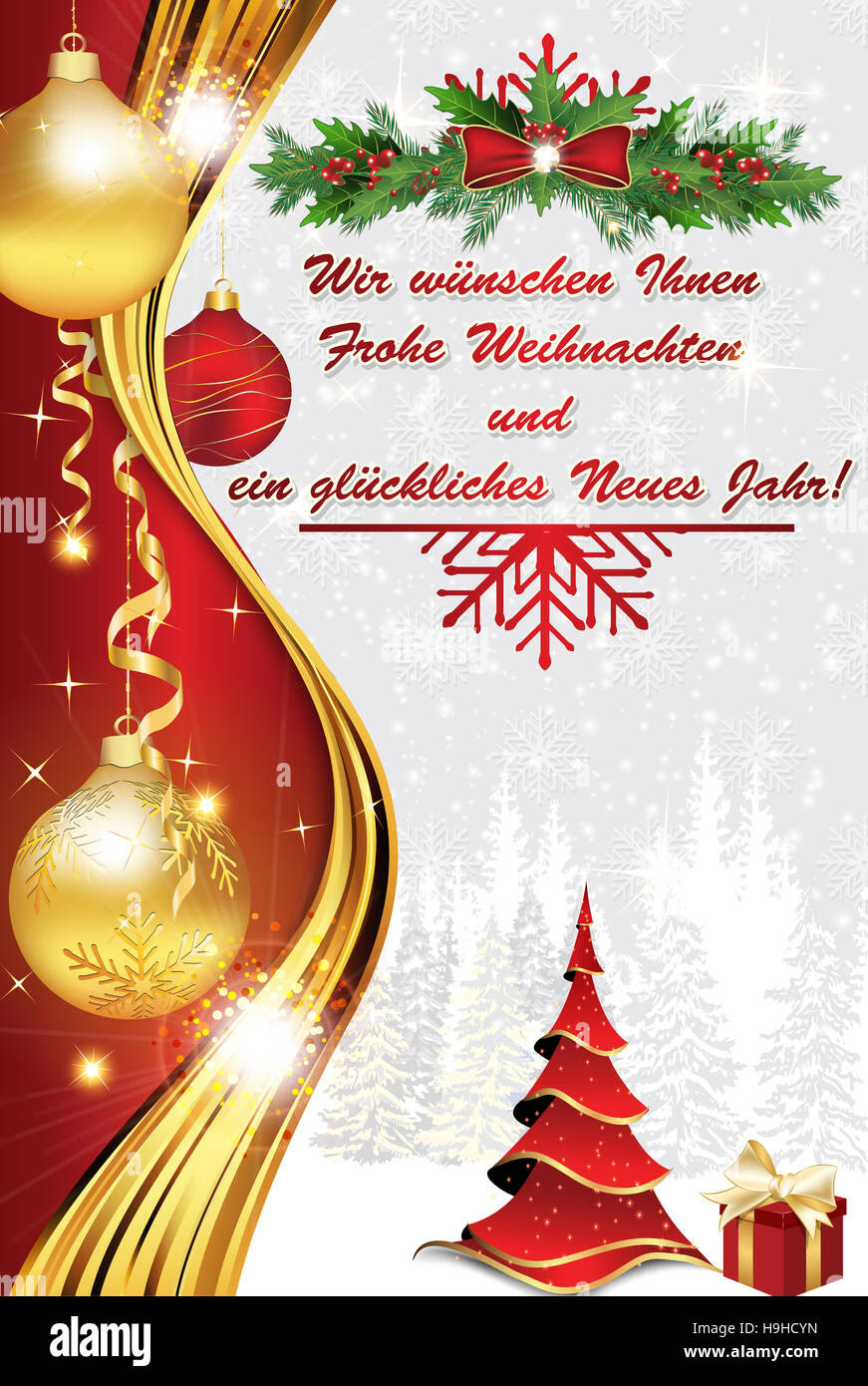 Geschäftliche Weihnachtsgrüße