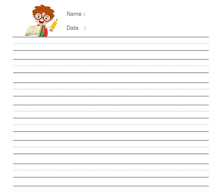 2Nd Grade Writing Paper : Free Printable Writing Paper Stationary