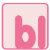 PeachPinkedgeSquareIconBL