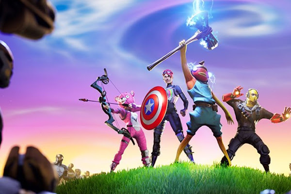 Fortnite black widow skin blonde hair