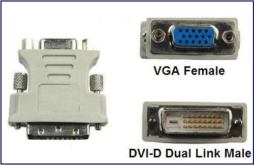 St Dvi92030202l Adapter Dvi I Male To Dvi D Female Vga Female