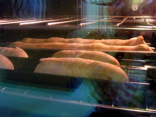 Baguettes in Oven