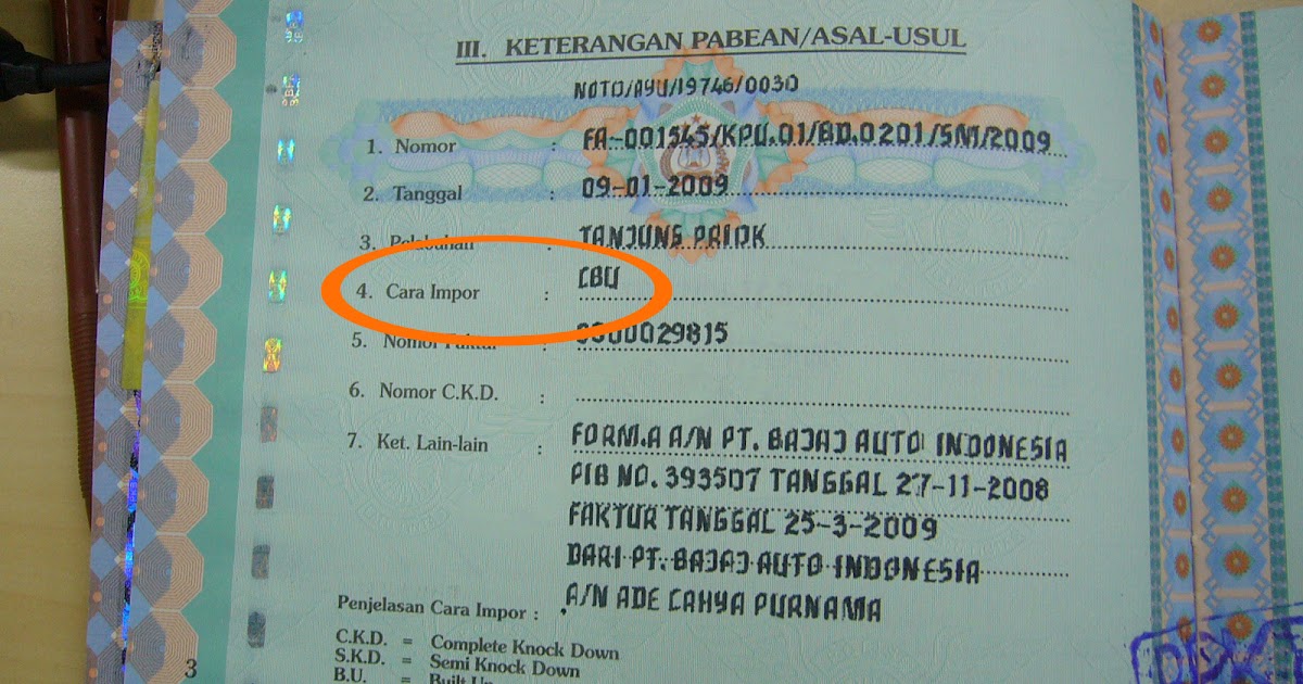 Contoh Faktur Bpkb Bamadhan