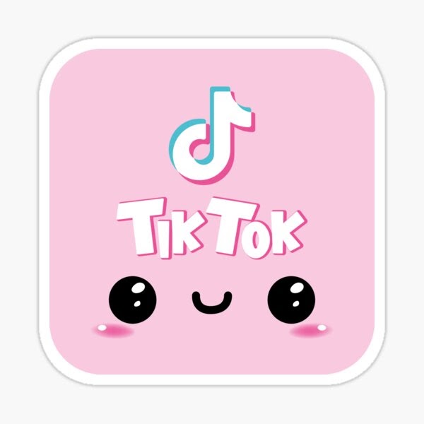 Logo De Tik Tok Kawaii - Negra Wallpaper