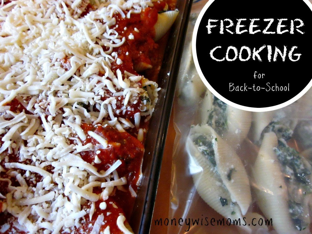 Freezer Cooking for Back to School | MoneywiseMoms