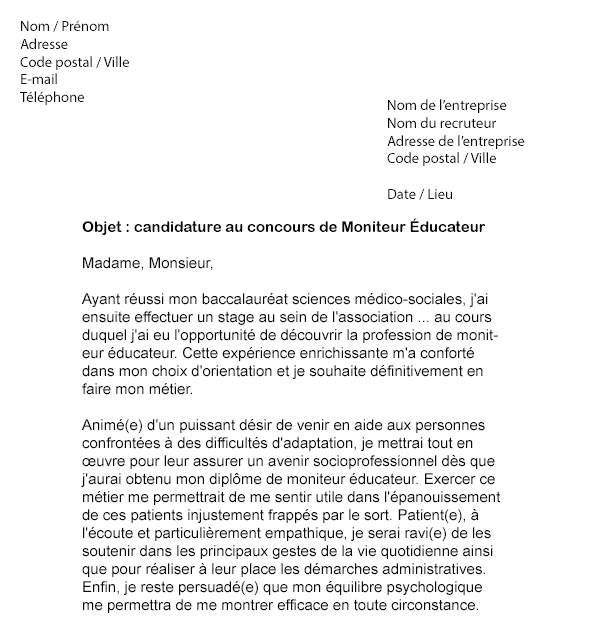 Lettre De Motivation Amp Gratuite  Expliquez où vous avez pris