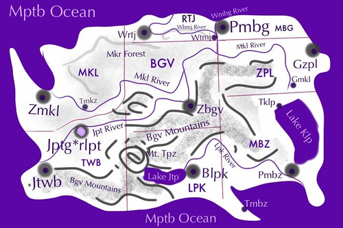 Imaginary map