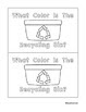 Earth Day Color Booklets