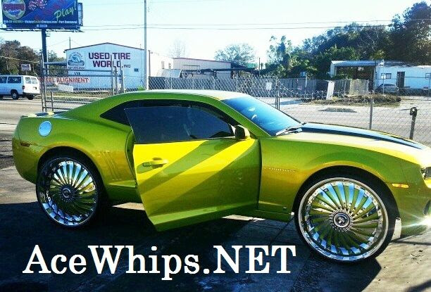 ace chevy dub floaters camaro vert billionaire