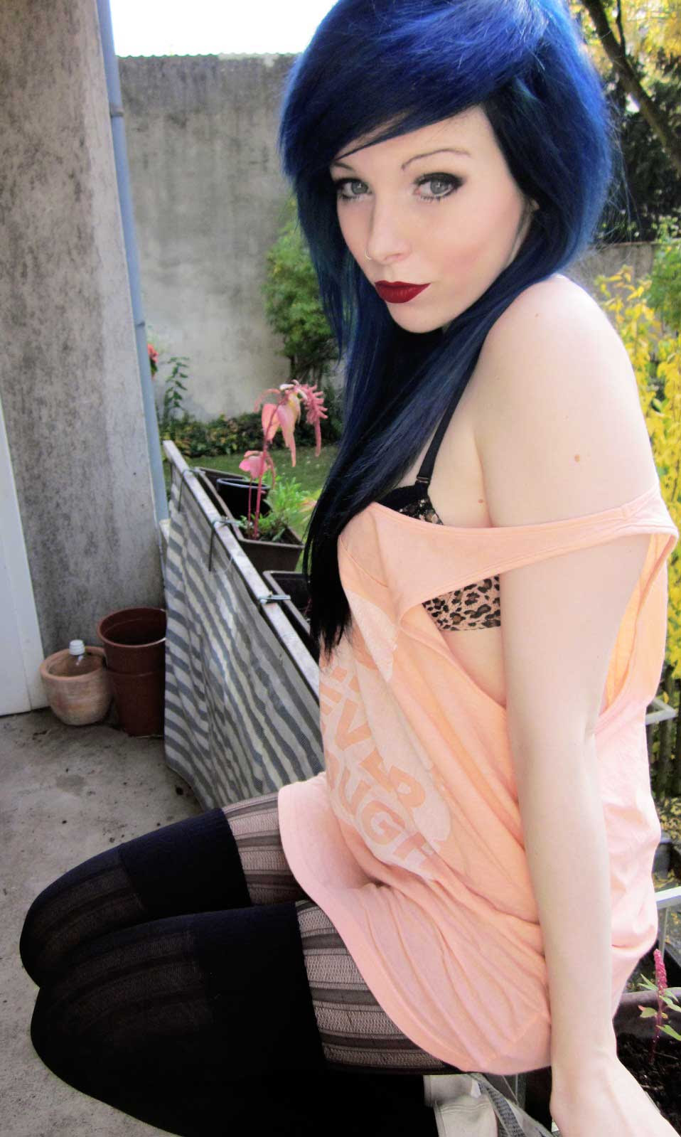 Lizika Xp Emo Girl Black Hairs Like Wallpapers