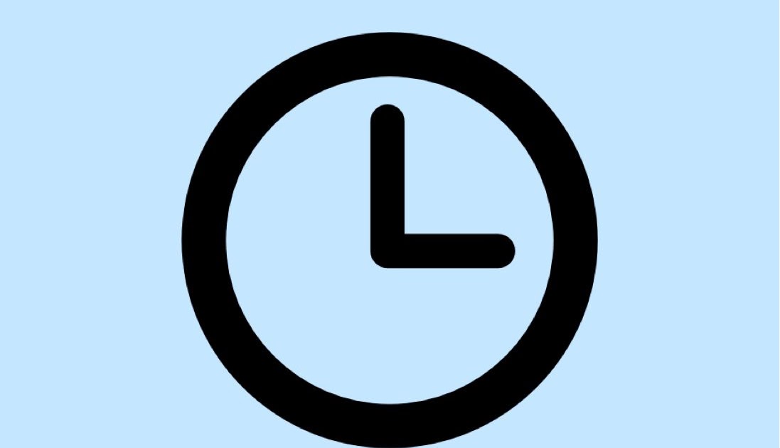 Aesthetic Blue App Icons Clock - ABIEWTO