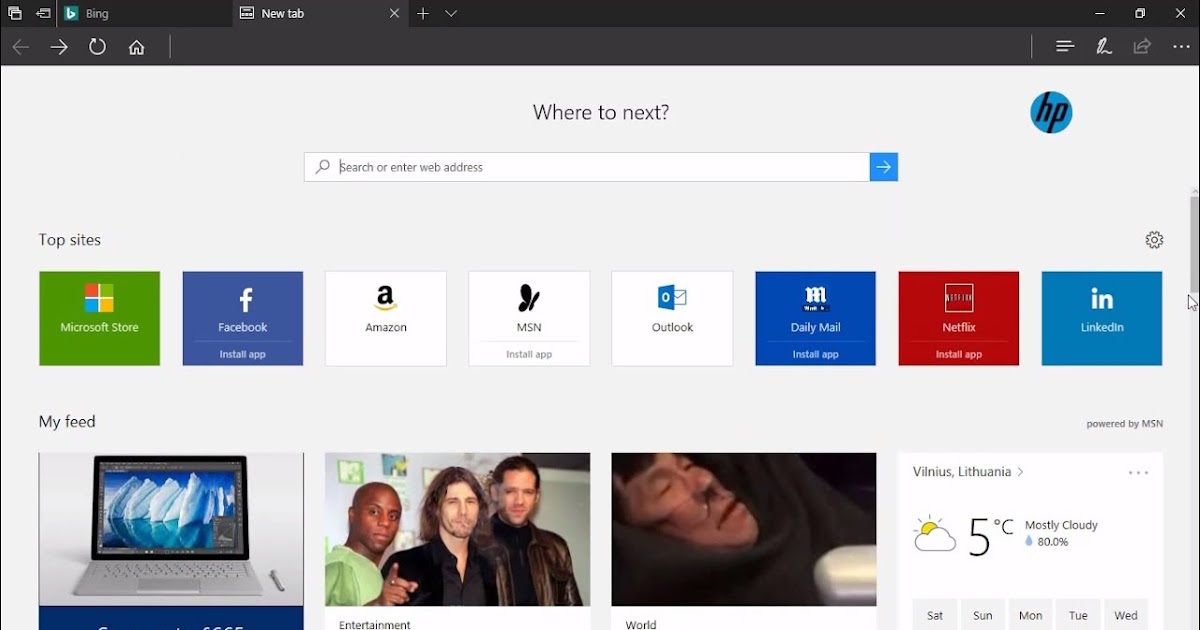 How To Remove Microsoft Edge As Brows Customize Top Sites And News