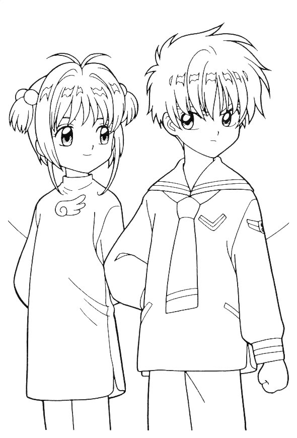 Download 170+ Sakura Manga For Kids Printable Free Coloring Pages PNG