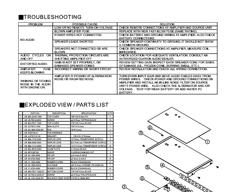 Clarion Equalizer Wiring Diagram - CIKERI
