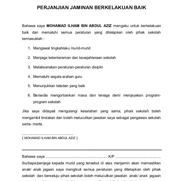Surat Rayuan Untuk Tnb - Selangor a