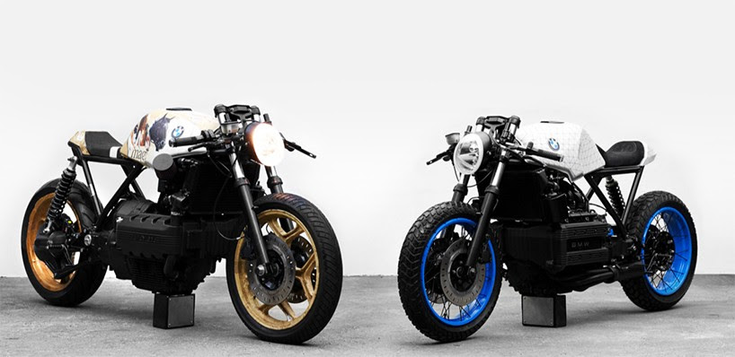 impuls motorcycles asks pair of munich artists to reinterpret custom BMW K100