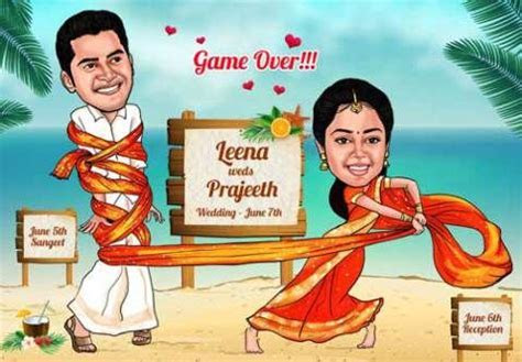 Creative, Fun and Unique Indian Wedding Invitation Card Creative, Fun and Unique Indian Wedding Invitation Card