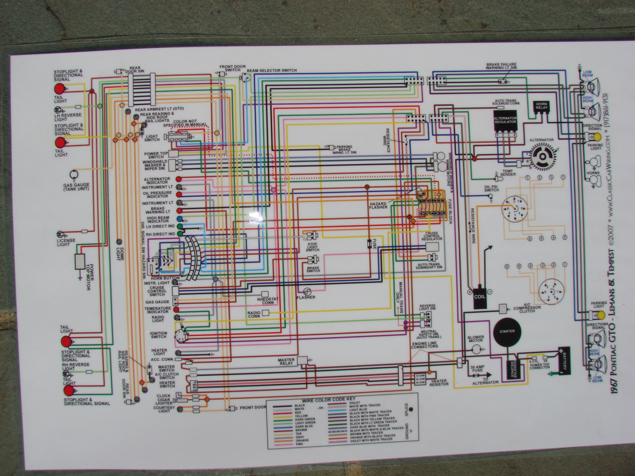 Wiring Schematic For 1970 Gto Judge