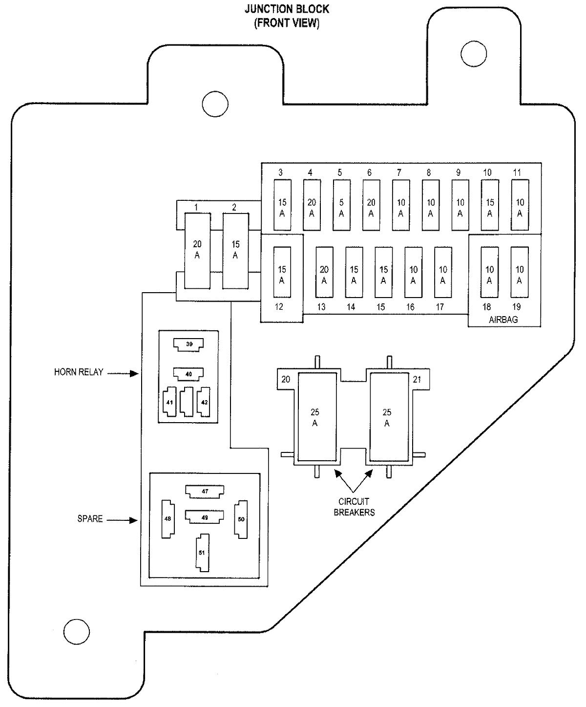 05 Dodge Durango Fuse Box Diagram