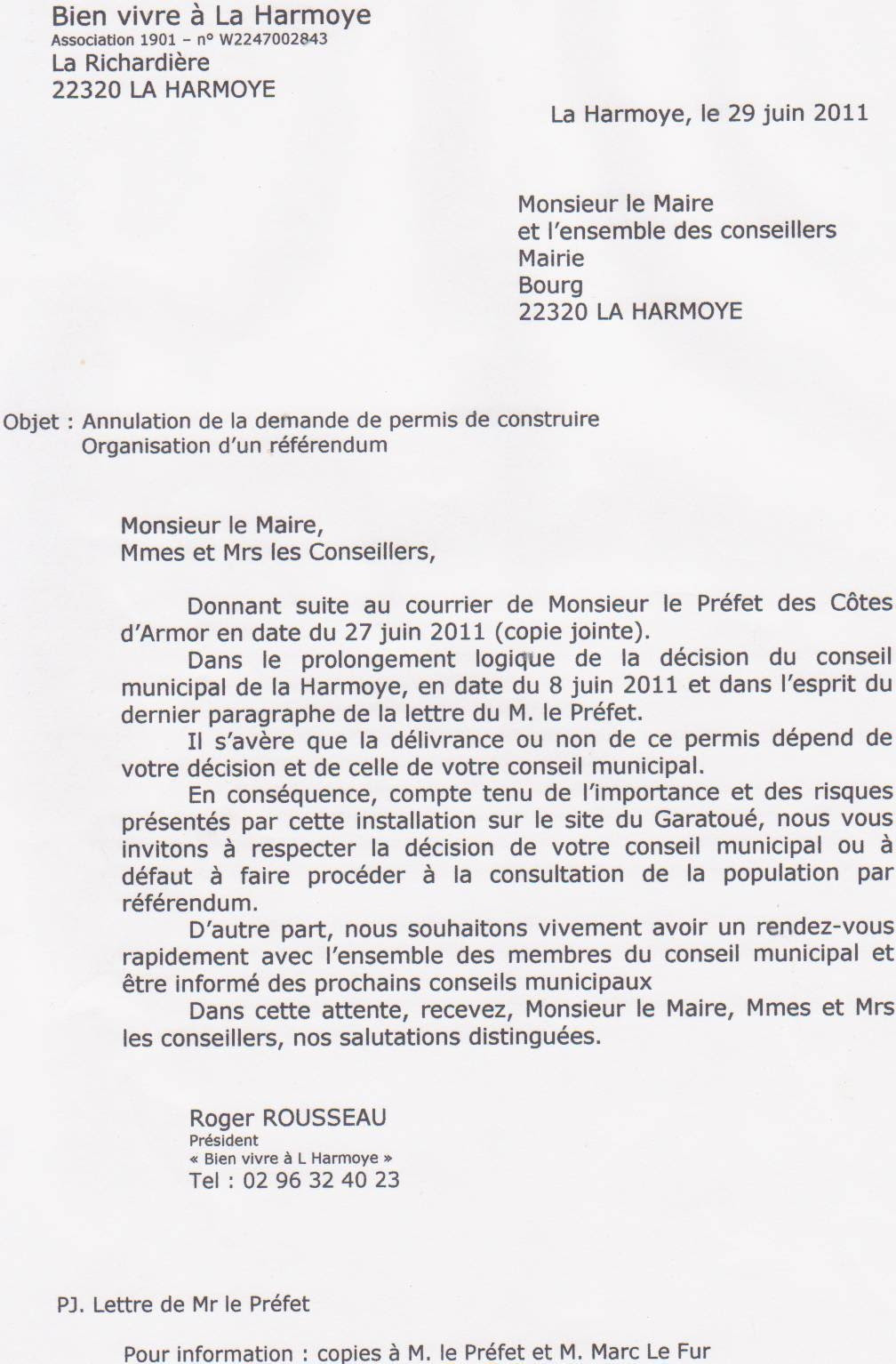 Modele De Lettre Pour Ecrire A Un Maire - Exemple de Lettre