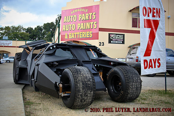 The Tumbler on display outside Armadale Auto Parts in it's last official public appearance