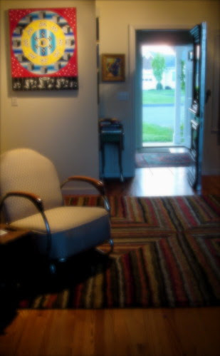 front doors open