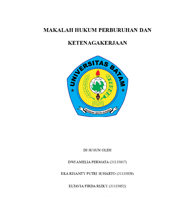 Contoh Judul Makalah Hukum Ketenagakerjaan Makalah Lengkap