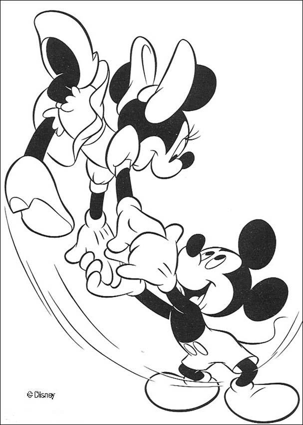 Mickey mouse printable coloring pages