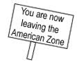 Leaving the American Zone