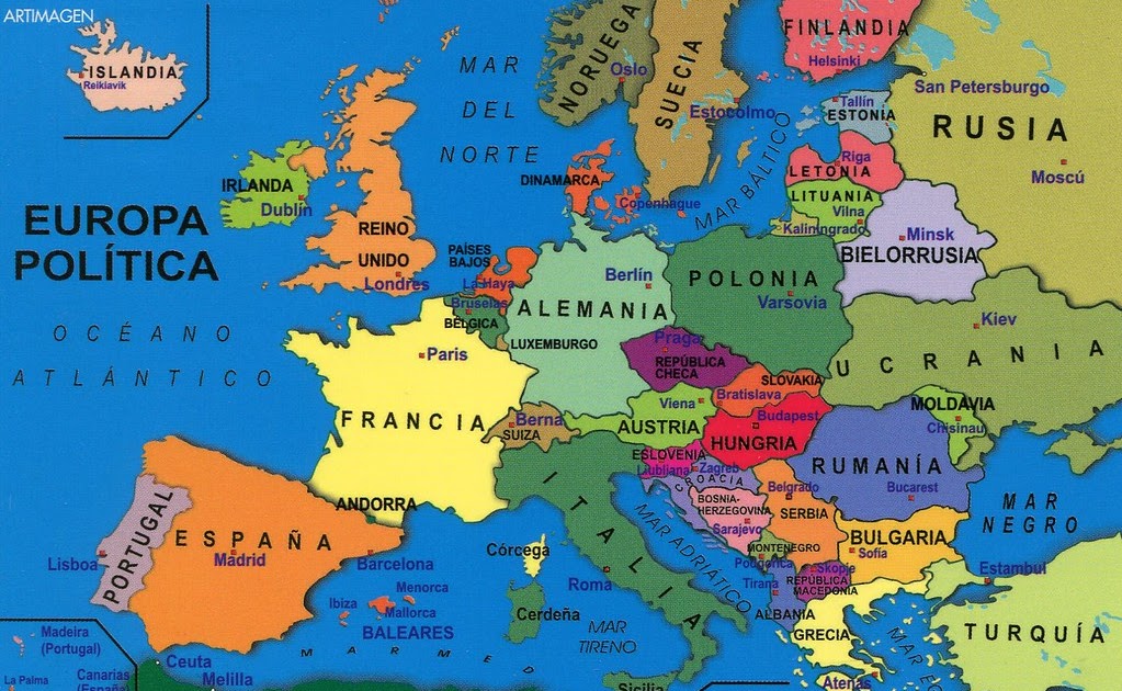 Fortalece tu memoria: 42 países y capitales de Europa