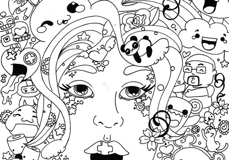 Print Psychedelic Trippy Coloring Pages - Make Wonderful World With