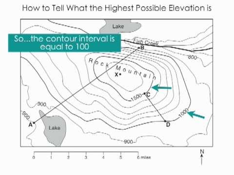 Elevation On Topographic Map | Draw A Topographic Map