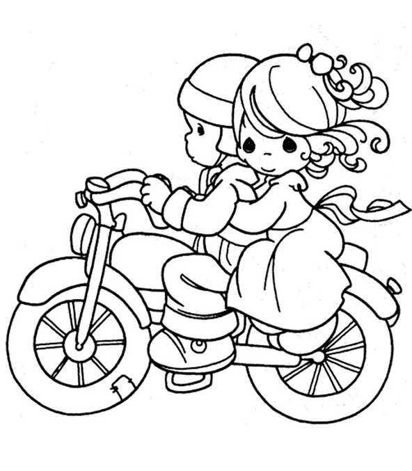 motorrad zeichnung zum ausmalen  ausmalbilder