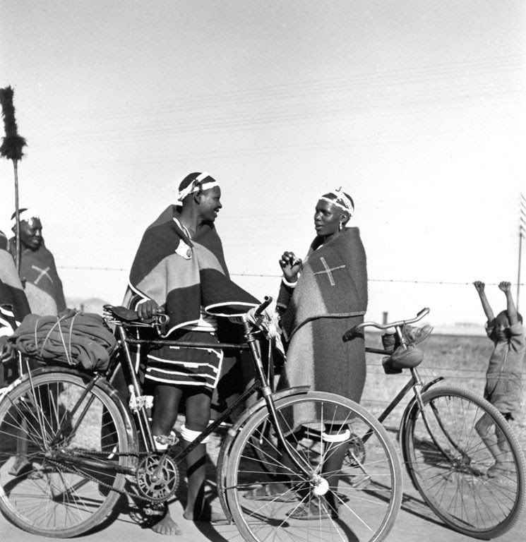 Constance Stuart Larrabee Ndebele Men with Bicycles 1936 49 eepa_1998_060858
