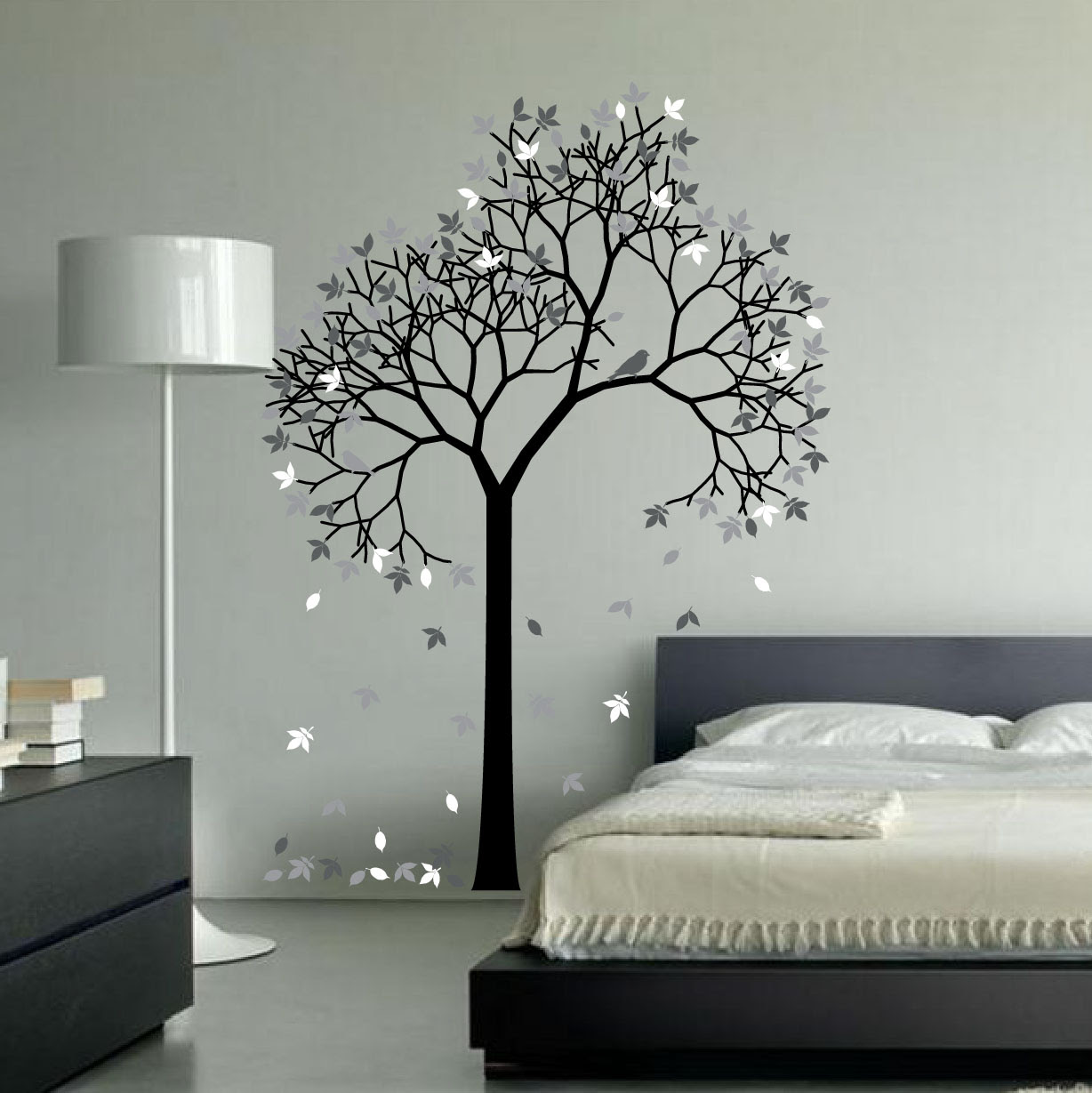 Aspen Tree Wall Decal Sticker Vinyl Nursert Art Leaves and Birds 1267 InnovativeStencils Aspen Tree Wall Decal Sticker Vinyl Nursert Art Leaves and Birds 1267 InnovativeStencils